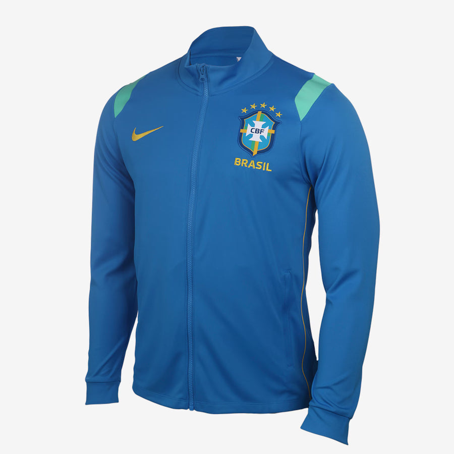 Brazil Academy Pro Blue Men'S Nike Dri-Fit Soccer Track Jacket