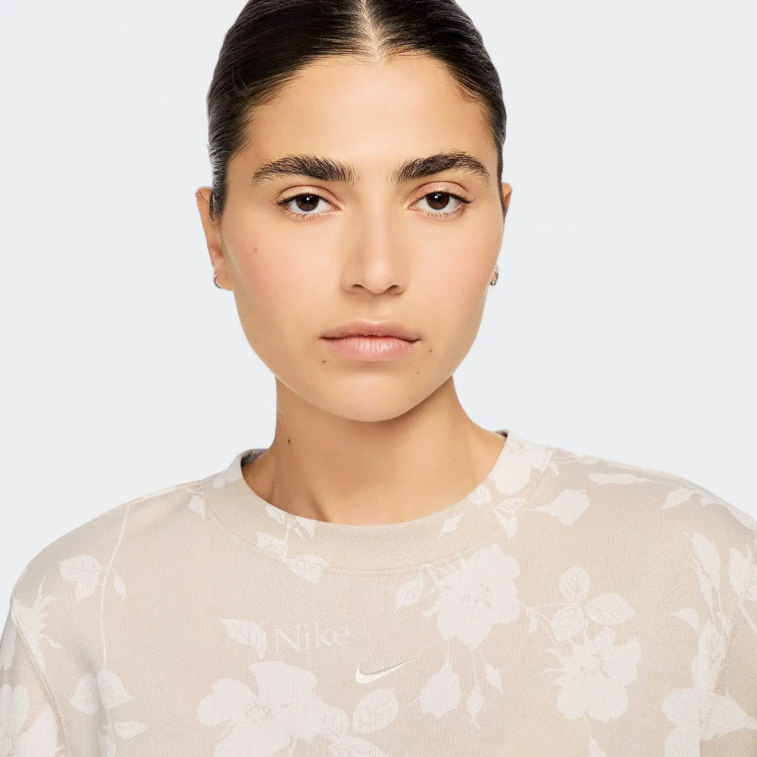 Nike Sportswear Chill Terry Women's Crew-Neck French Terry Printed Sweatshirt