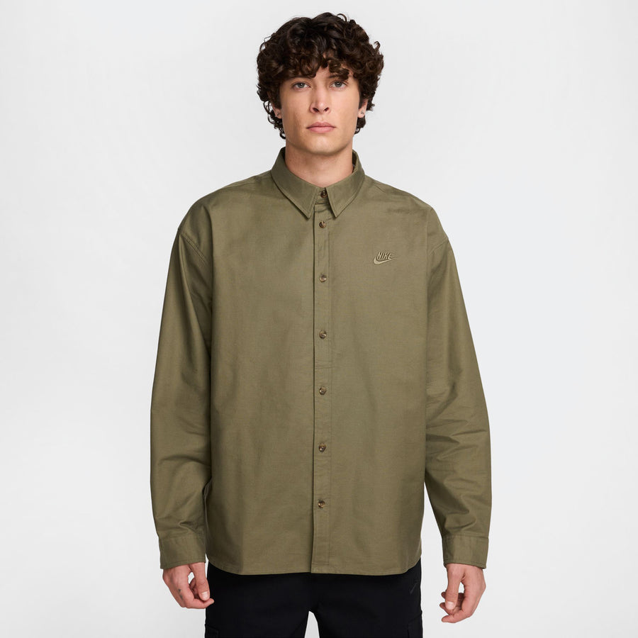 Nike Club Men's Oversized Long-Sleeved Oxford Shirt