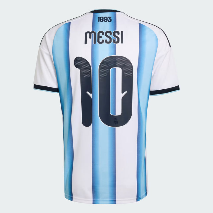 Mens Argentina 26 Home Messi Jersey