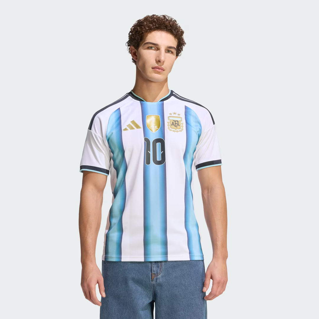 Mens Argentina 26 Home Messi Jersey