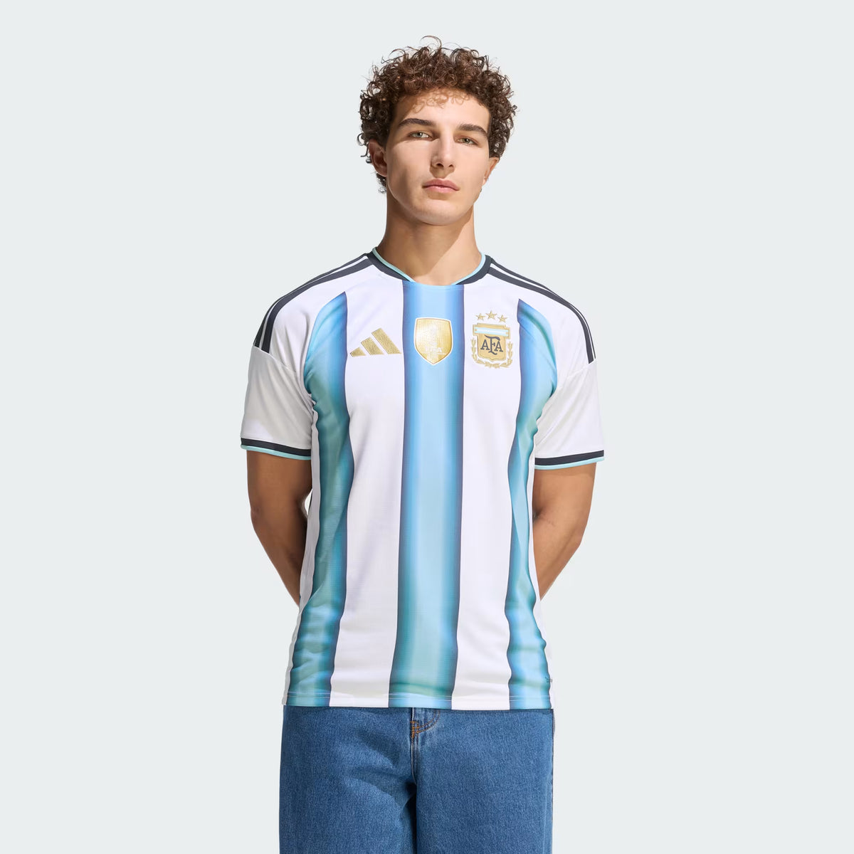 Mens Argentina 26 Home Replica Jersey