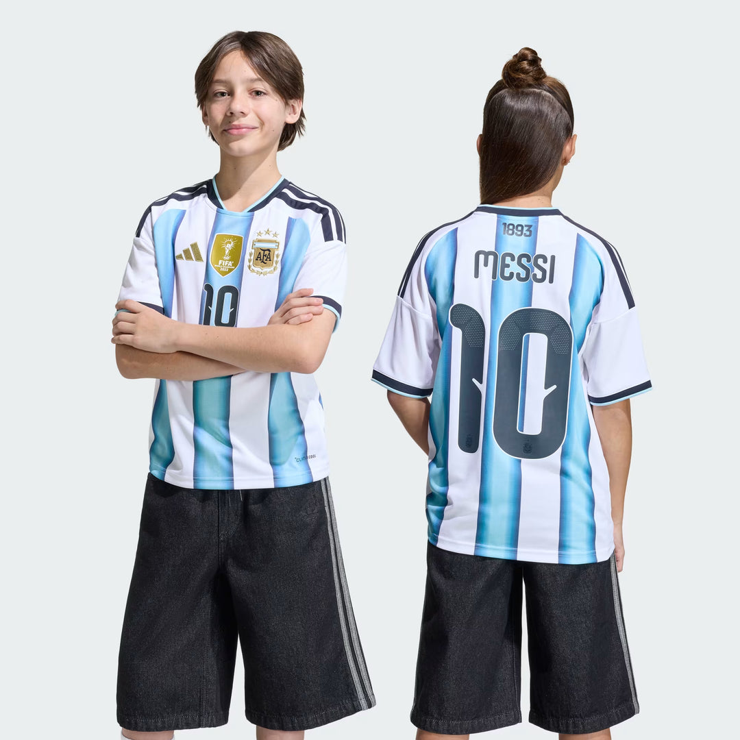Kids Argentina 26 Home Messi Jersey