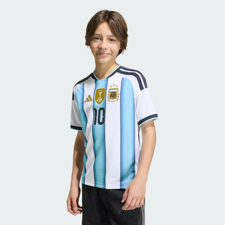 Kids Argentina 26 Home Messi Jersey