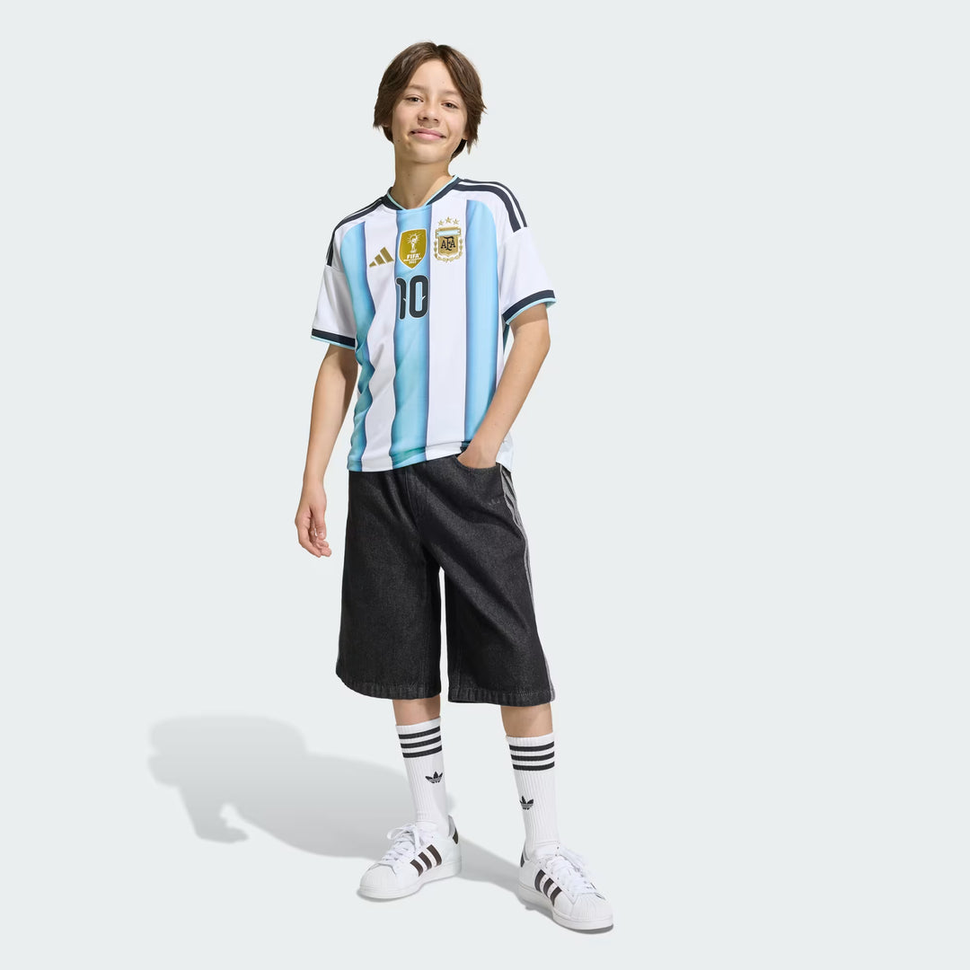 Kids Argentina 26 Home Messi Jersey