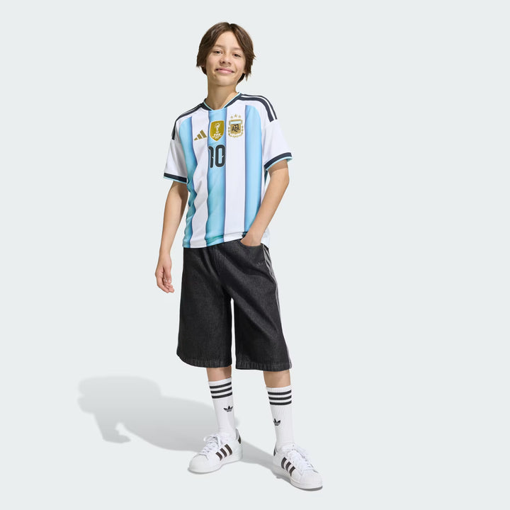 Kids Argentina 26 Home Messi Jersey