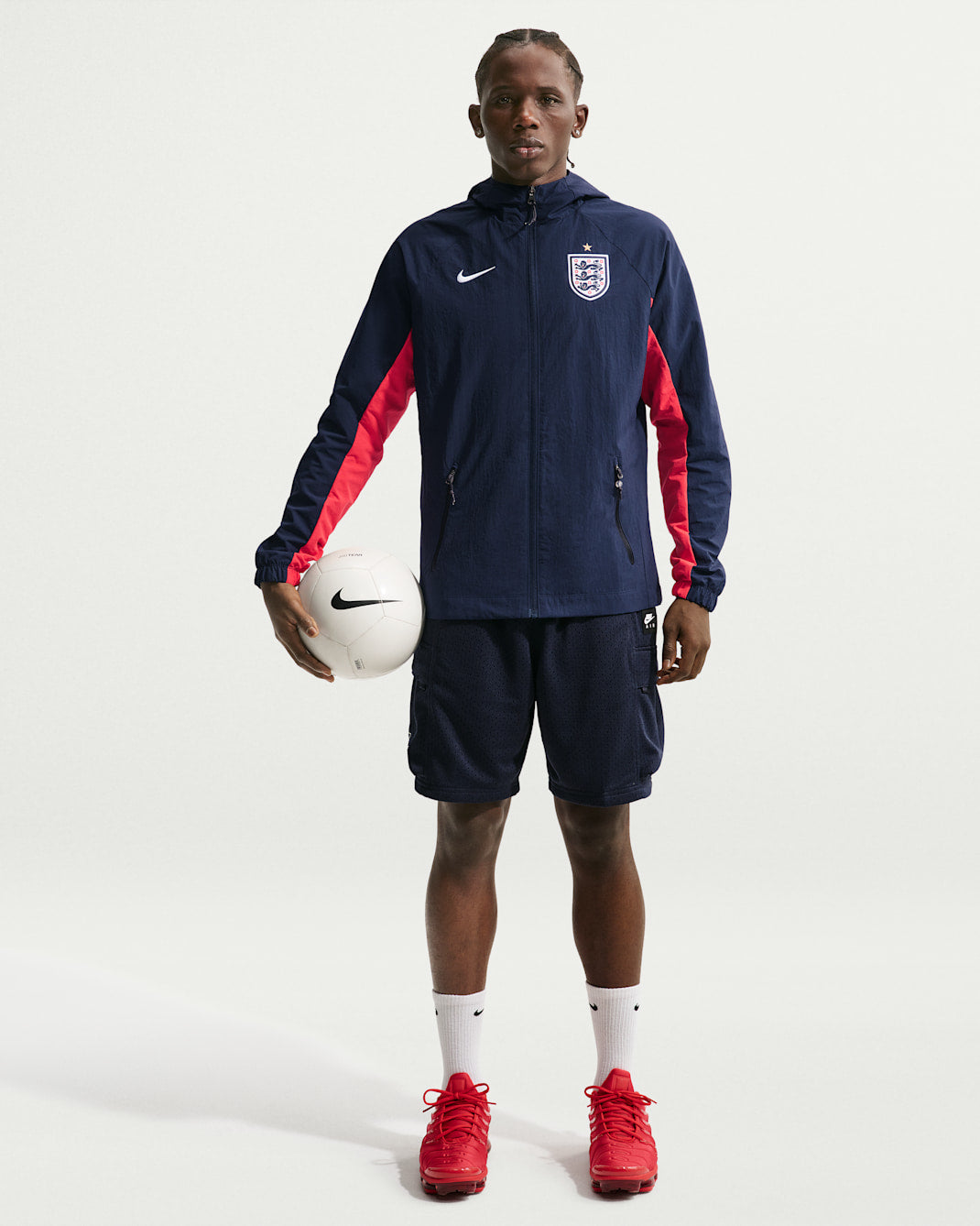 England Awf Blue Men'S Nike Soccer Woven Jacket