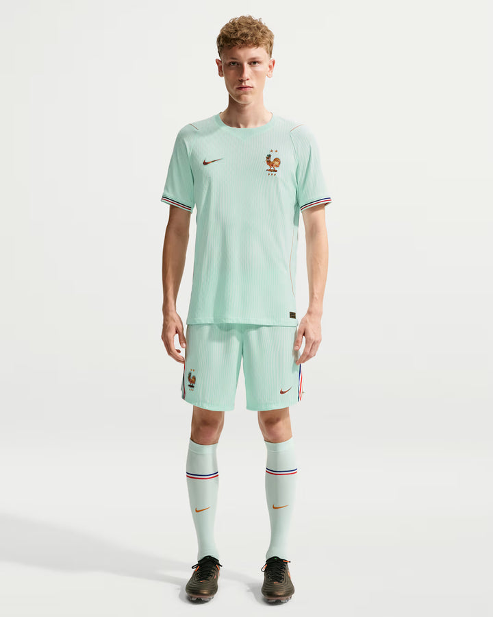 France National Team 2026 Match Away Green Men'S Nike Aero-Fit Soccer Jersey
