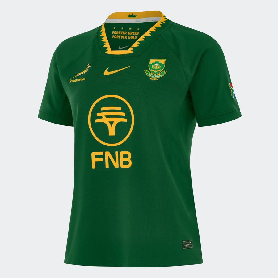 Womens Springboks Stadium Ss Jersey Home Vl