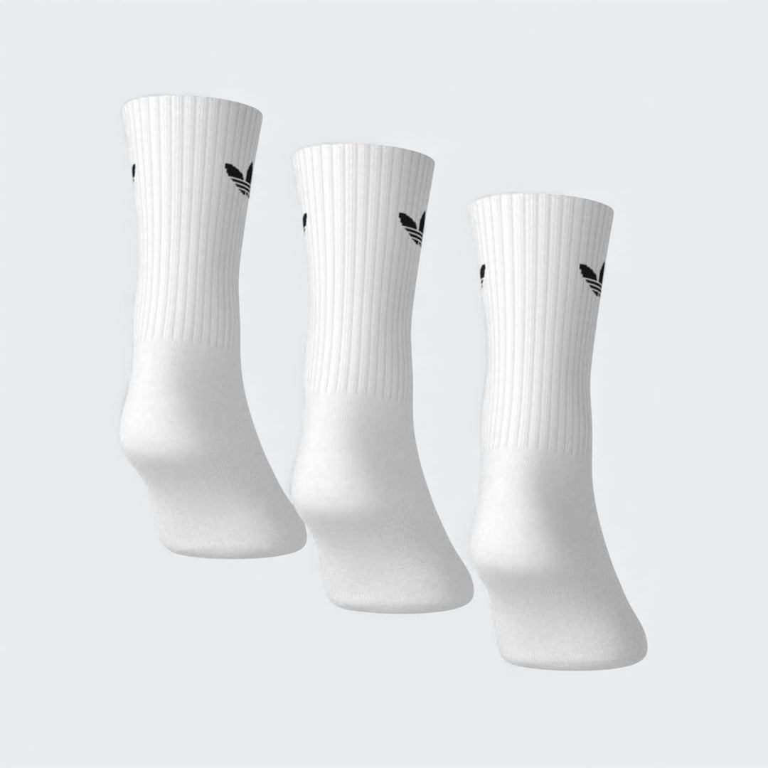 Trefoil Cushion Crew Socks 3 Pairs