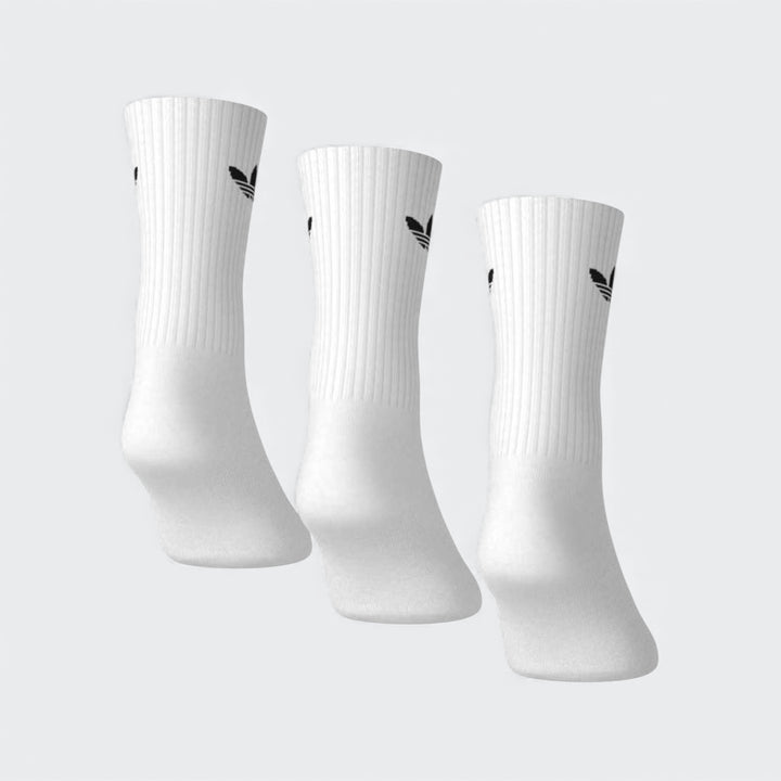 Trefoil Cushion Crew Socks 3 Pairs