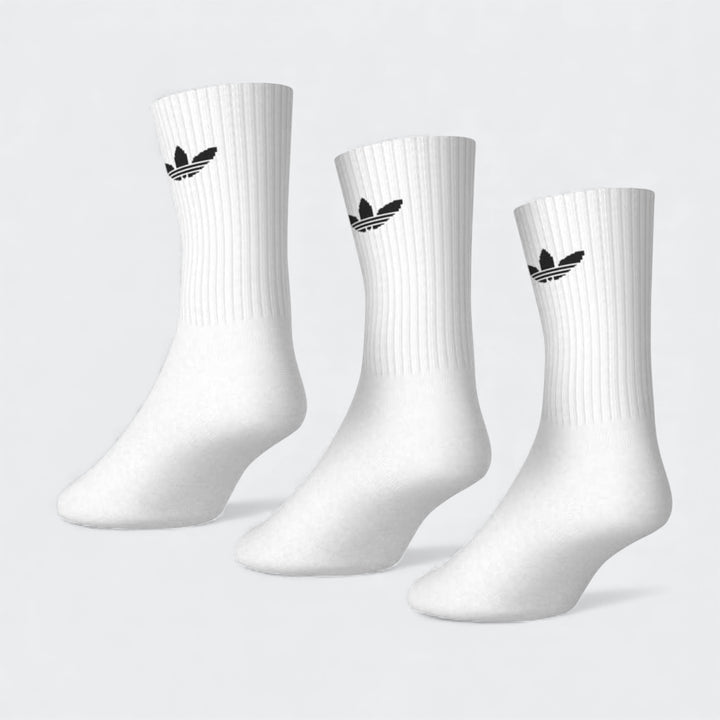 Trefoil Cushion Crew Socks 3 Pairs