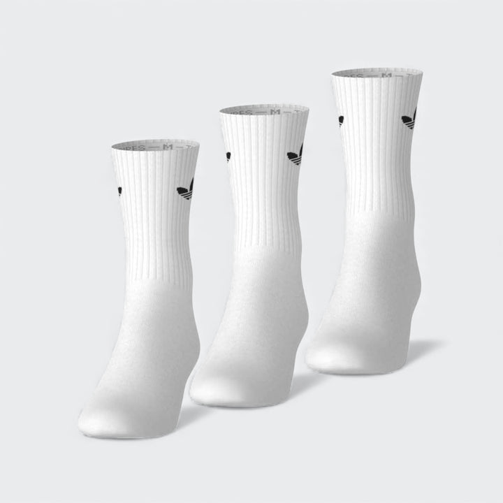 Trefoil Cushion Crew Socks 3 Pairs