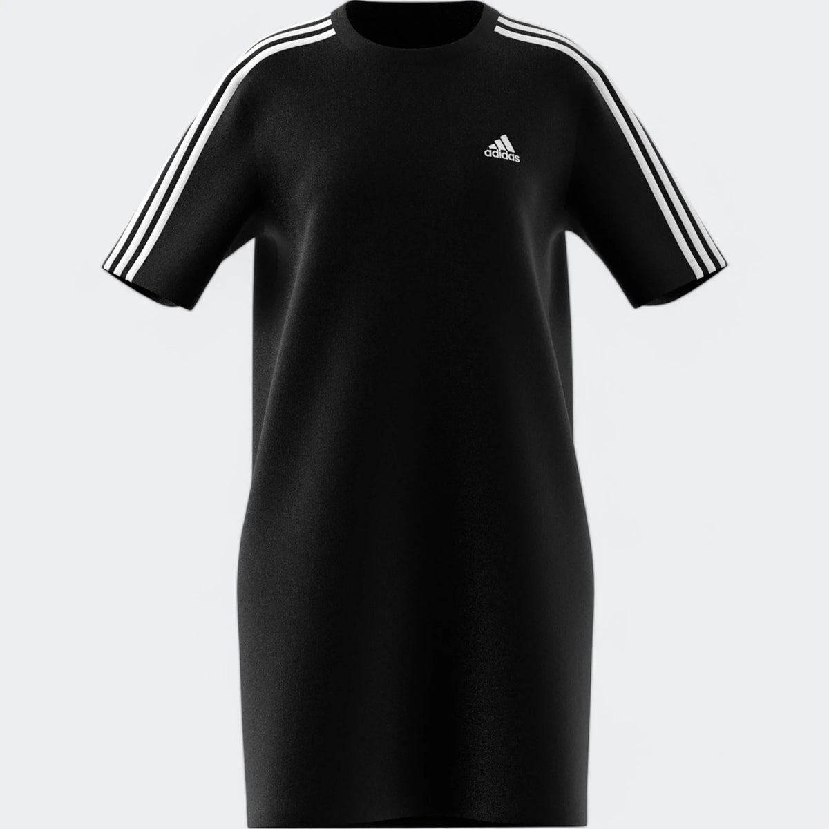 Women's 3-Stripe Fit Black Tee Dress
