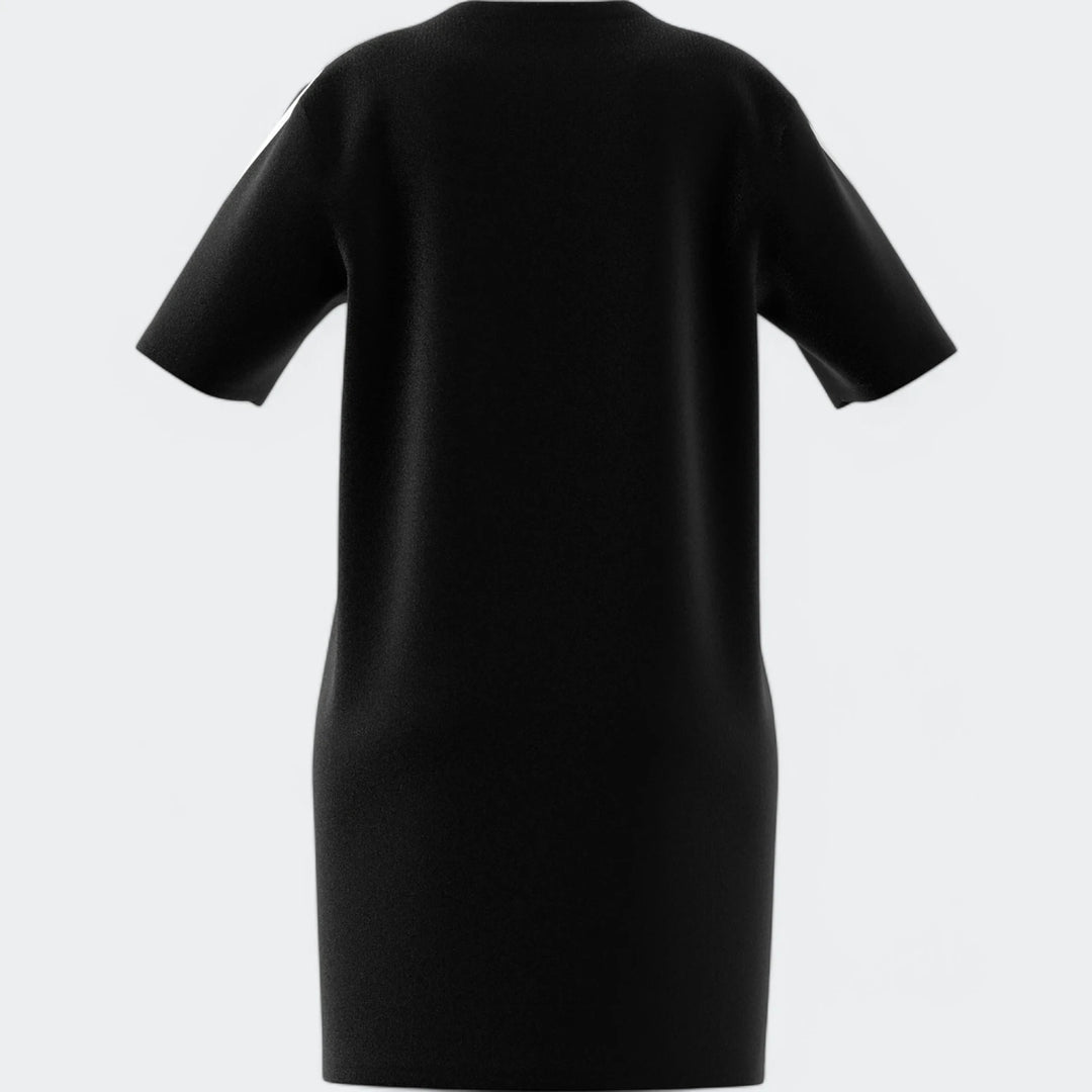 Women's 3-Stripe Fit Black Tee Dress