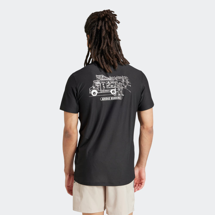 Running Ice Cream Graphic T-Shirt
