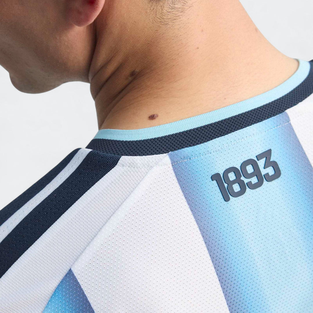 Mens Argentina 26 Home Authentic Jersey
