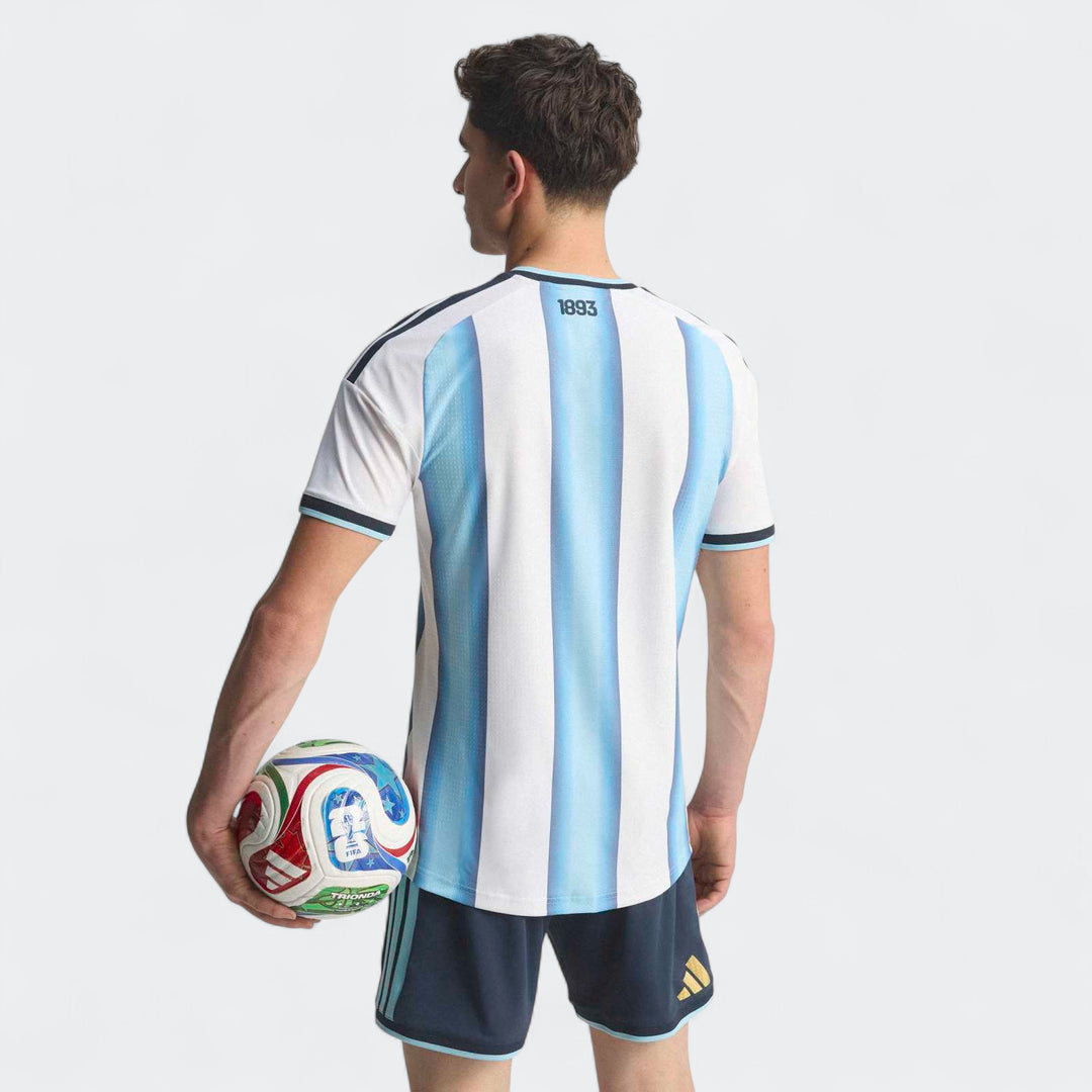 Mens Argentina 26 Home Authentic Jersey