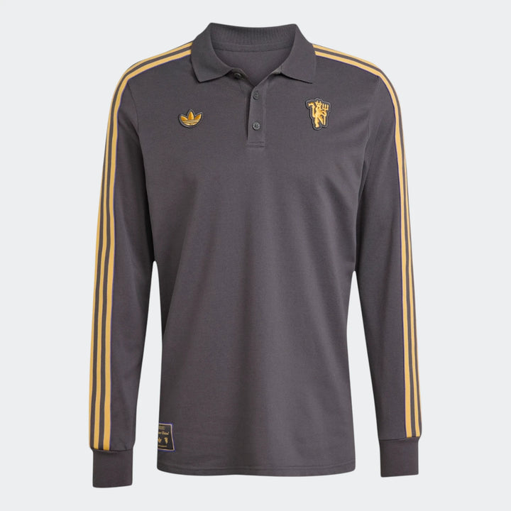 Manchester United Terrace Icons Long Sleeve Polo Shirt