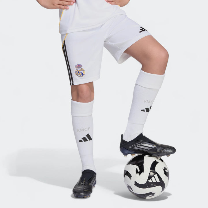 Real Madrid 25/26 Home Shorts Kids