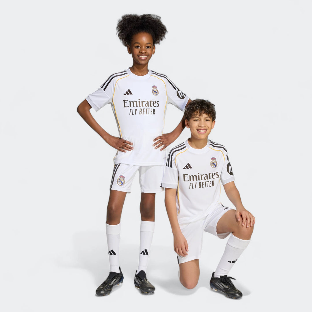 Real Madrid 25/26 Home Shorts Kids