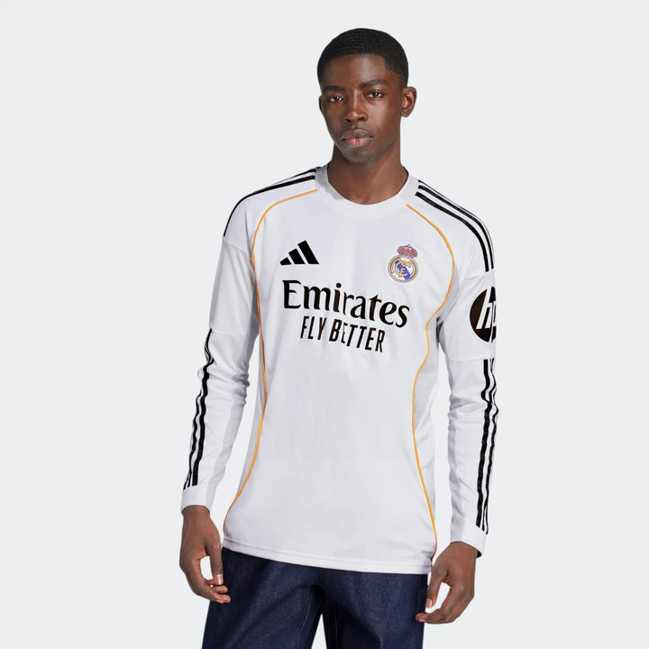 Real Madrid 25/26 Home Jersey Long Sleeve