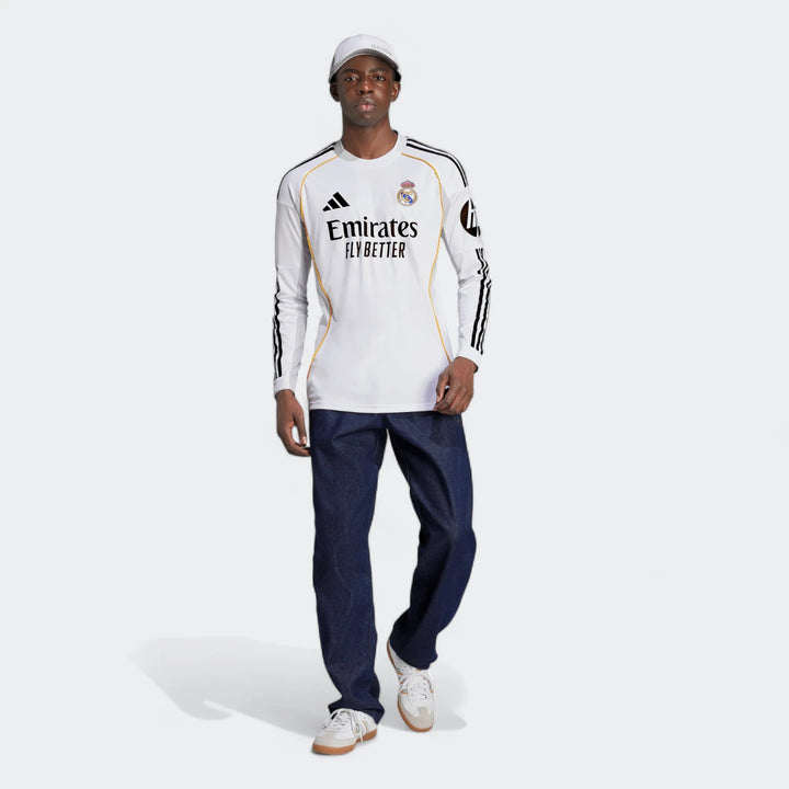 Real Madrid 25/26 Home Jersey Long Sleeve