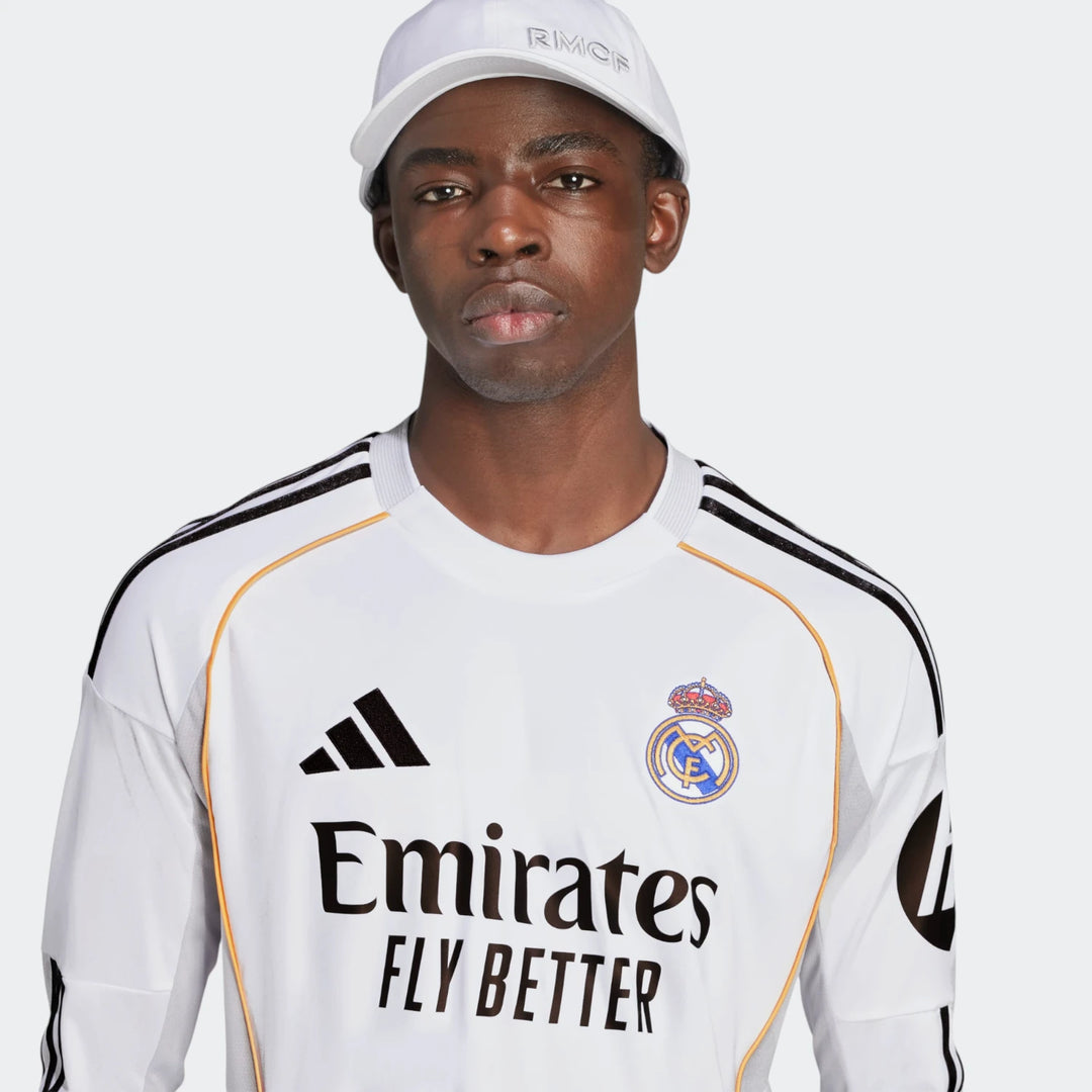 Real Madrid 25/26 Home Jersey Long Sleeve