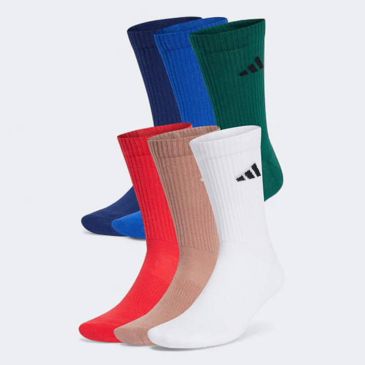 Cushioned Crew Socks 6 Pairs