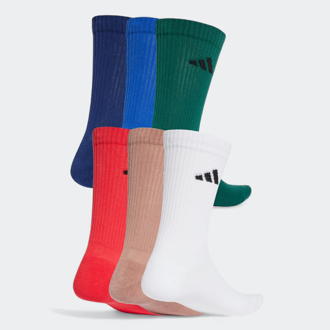 Cushioned Crew Socks 6 Pairs