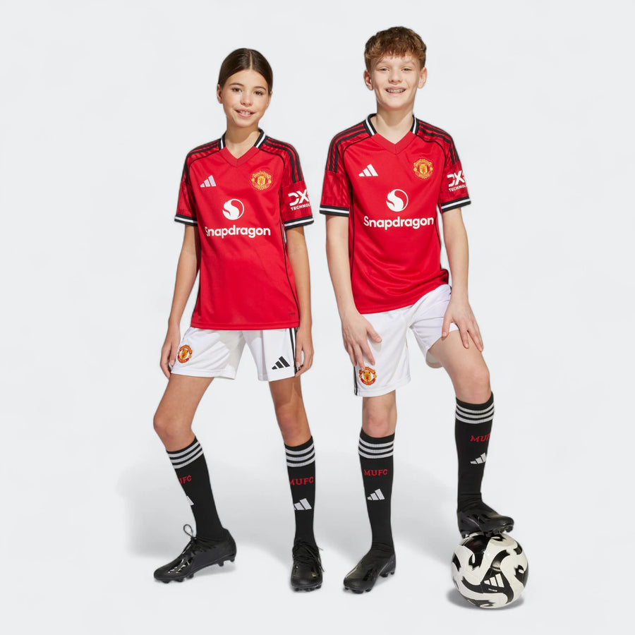 Manchester United 25/26 Kids Home Shorts