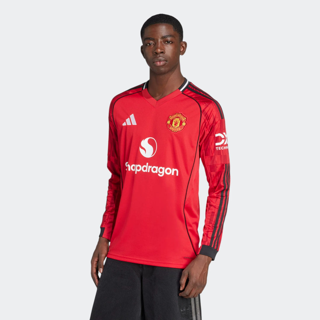 Manchester United 25/26 Long Sleeve Home Jersey