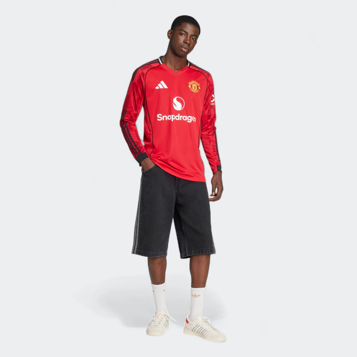 Manchester United 25/26 Long Sleeve Home Jersey