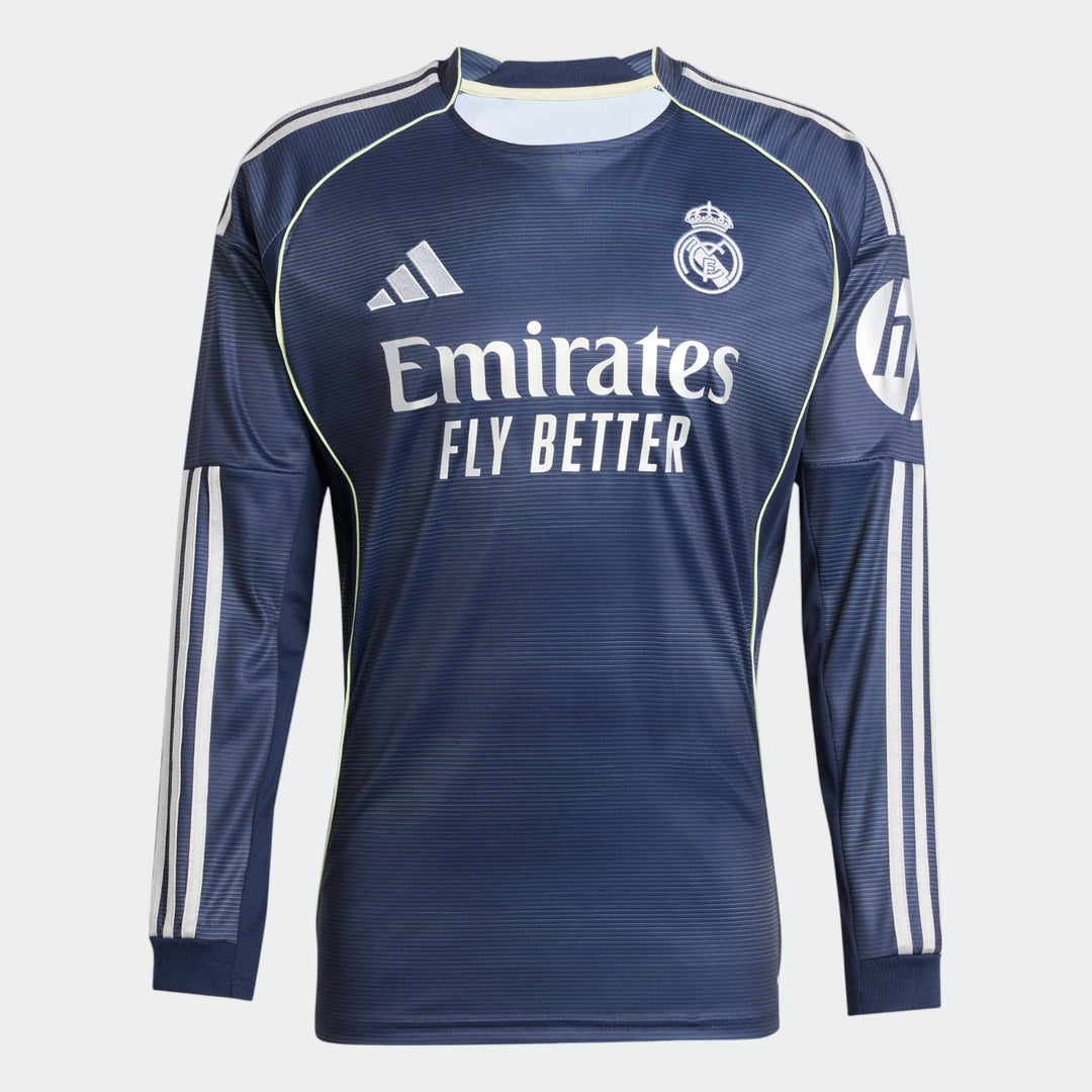 Real Madrid 25/26 Away Jersey Long Sleeve