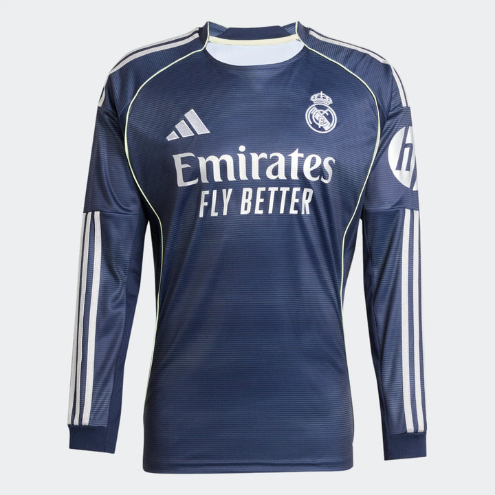 Real Madrid 25/26 Away Jersey Long Sleeve