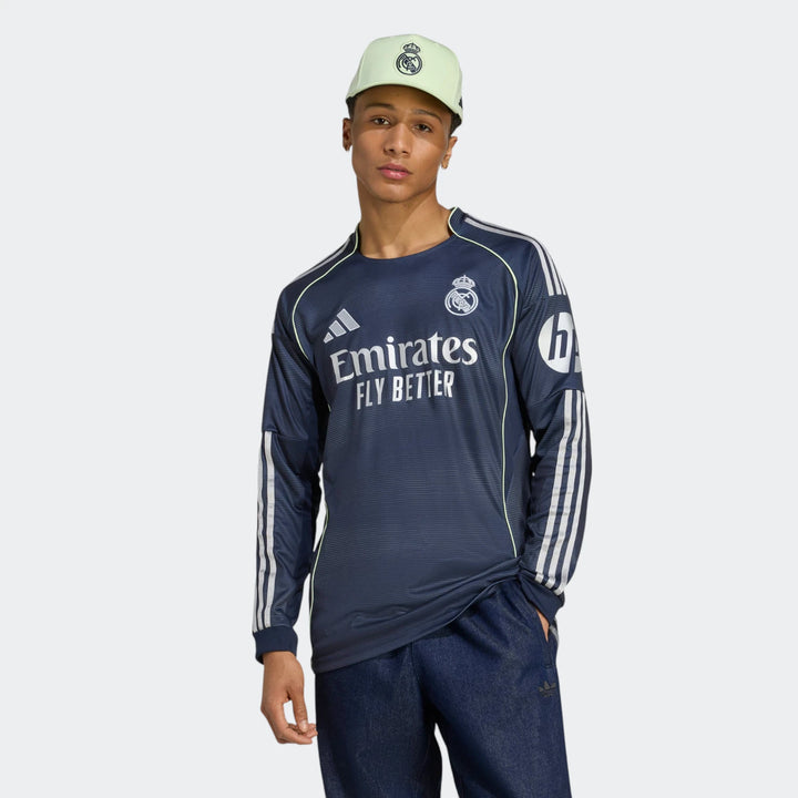 Real Madrid 25/26 Away Jersey Long Sleeve