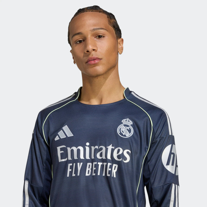 Real Madrid 25/26 Away Jersey Long Sleeve