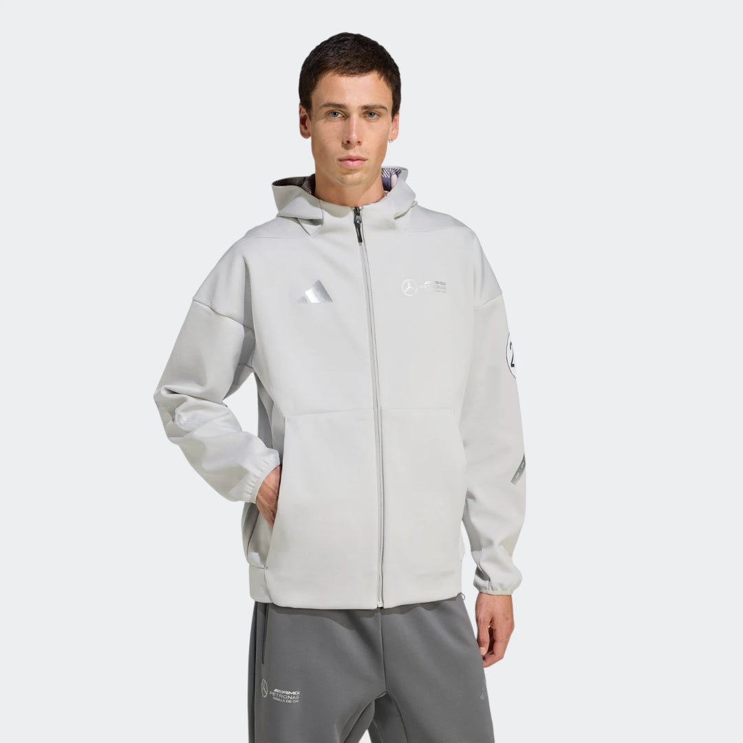 Mercedes - Amg Petronas Formula One Team Silver Arrows Full-Zip Hood