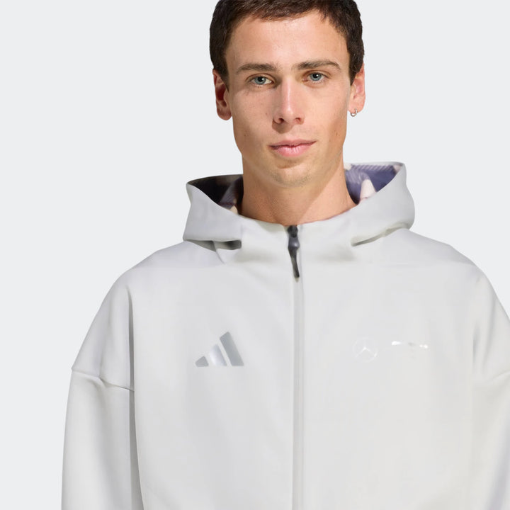 Mercedes - Amg Petronas Formula One Team Silver Arrows Full-Zip Hood