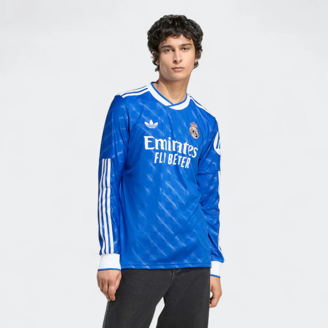 Real Madrid 25/26 Long Sleeve Third Jersey – Rashid Cassim Sports Real Madrid 25/26 Long Sleeve Third Jersey – Rashid Cassim Sports