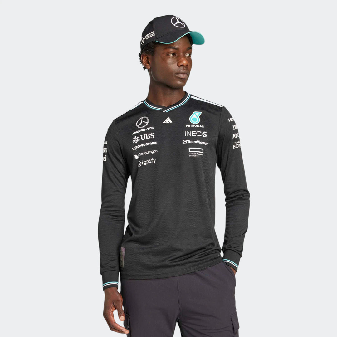 Mercedes - Amg Petronas Formula One Team Driver Jersey Authentic Long Sleeve