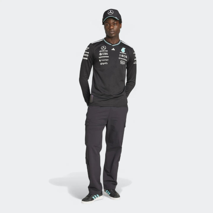 Mercedes - Amg Petronas Formula One Team Driver Jersey Authentic Long Sleeve