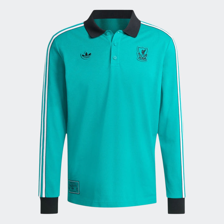 Liverpool Fc Terrace Icons Long Sleeve Polo Shirt