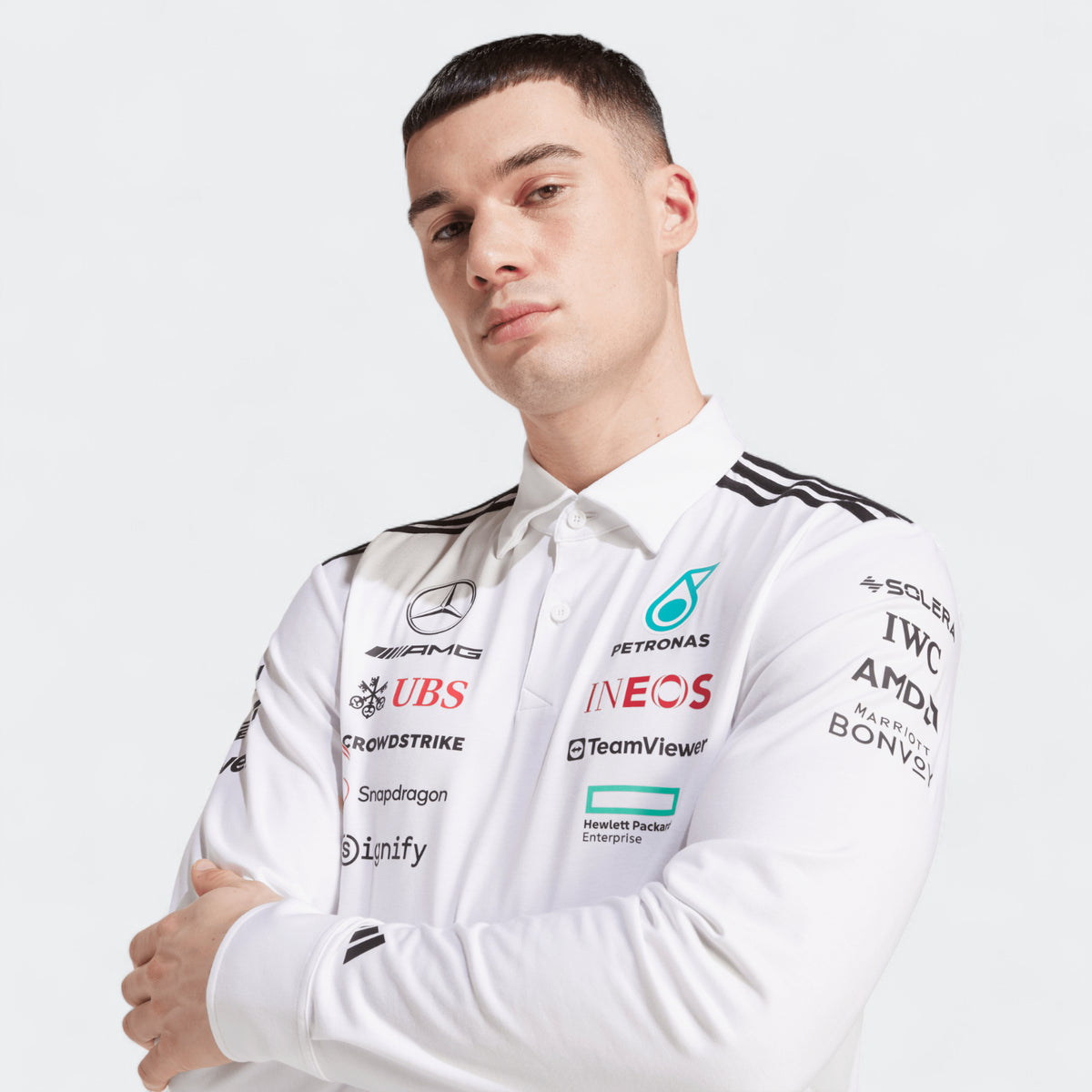 Mercedes - Amg Petronas Formula One Team Polo Long Sleeve