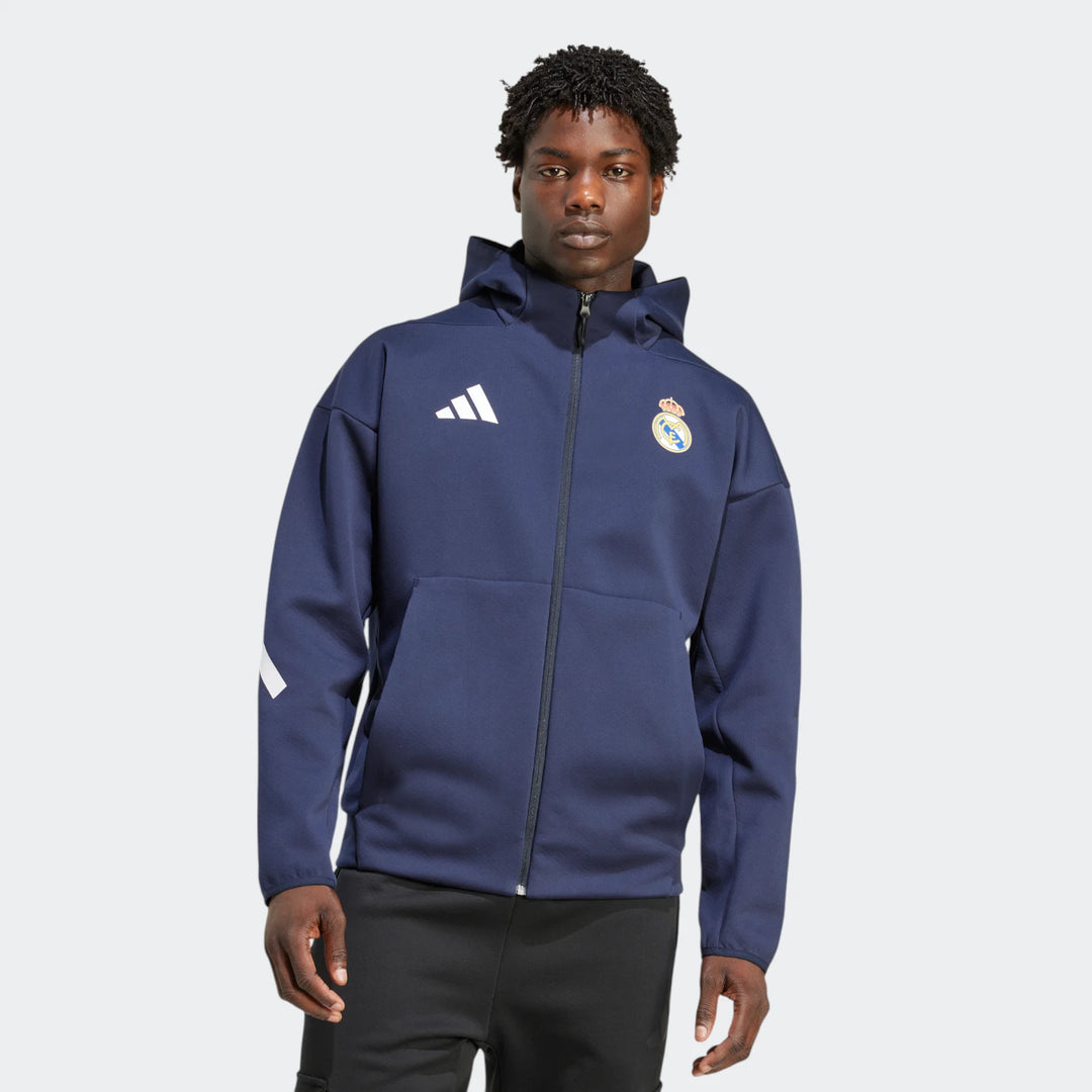 Real Madrid Z.N.E. Anthem Jacket – Rashid Cassim Sports Real Madrid Z.N.E. Anthem Jacket – Rashid Cassim Sports