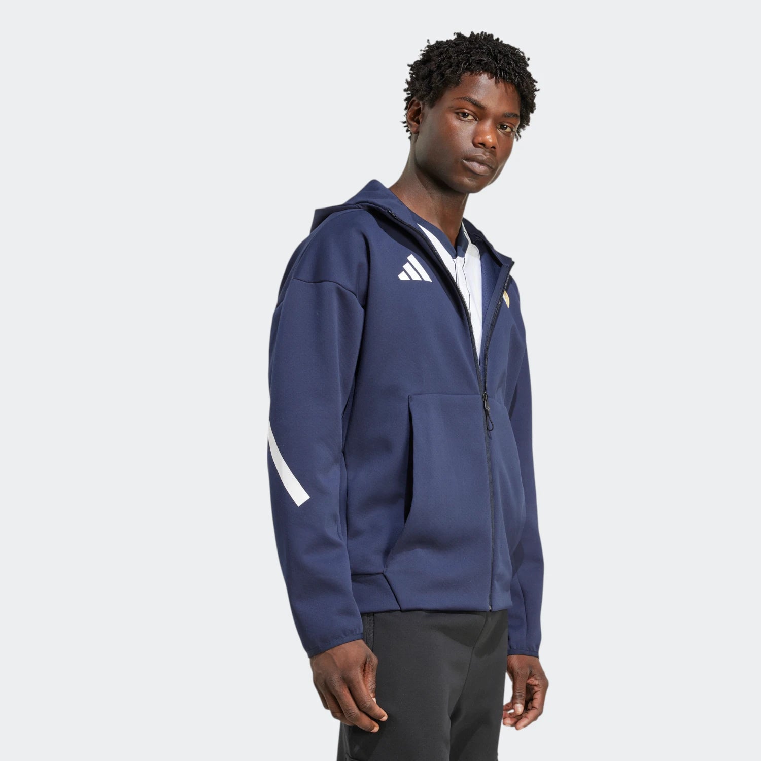 Real Madrid Z.N.E. Anthem Jacket – Rashid Cassim Sports Real Madrid Z.N.E. Anthem Jacket – Rashid Cassim Sports