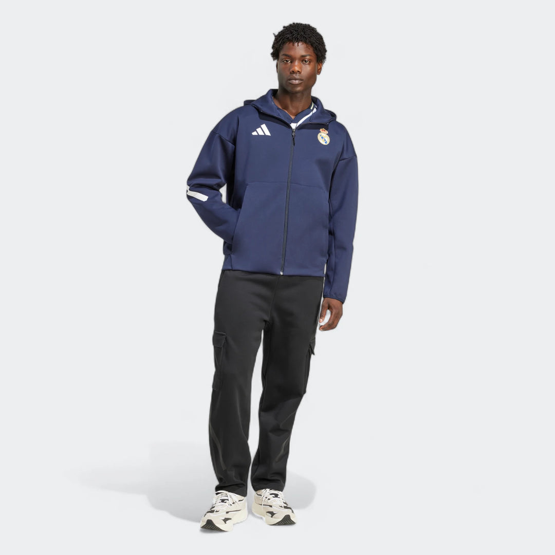 Real Madrid Z.N.E. Anthem Jacket – Rashid Cassim Sports Real Madrid Z.N.E. Anthem Jacket – Rashid Cassim Sports
