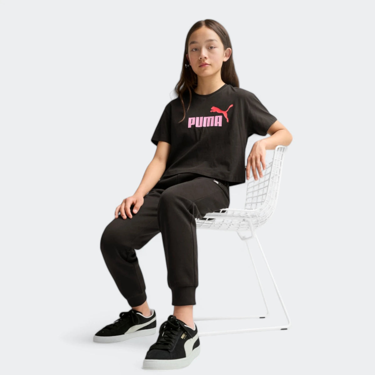 Girls Logo Cropped T-Shirt