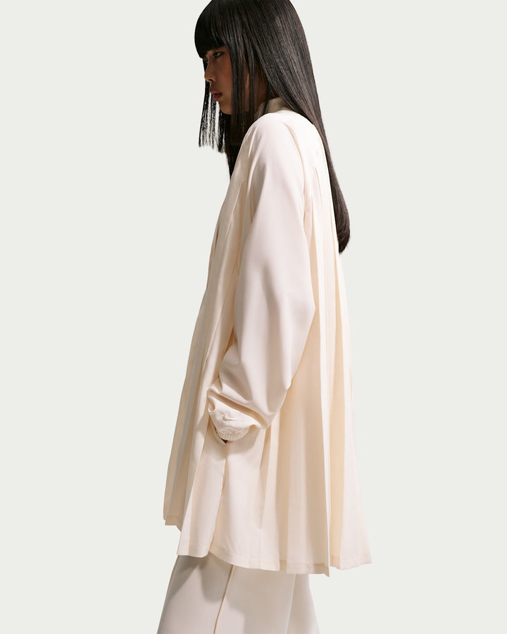 Nike Sportswear Oversized Ls Pleated Mini Dress