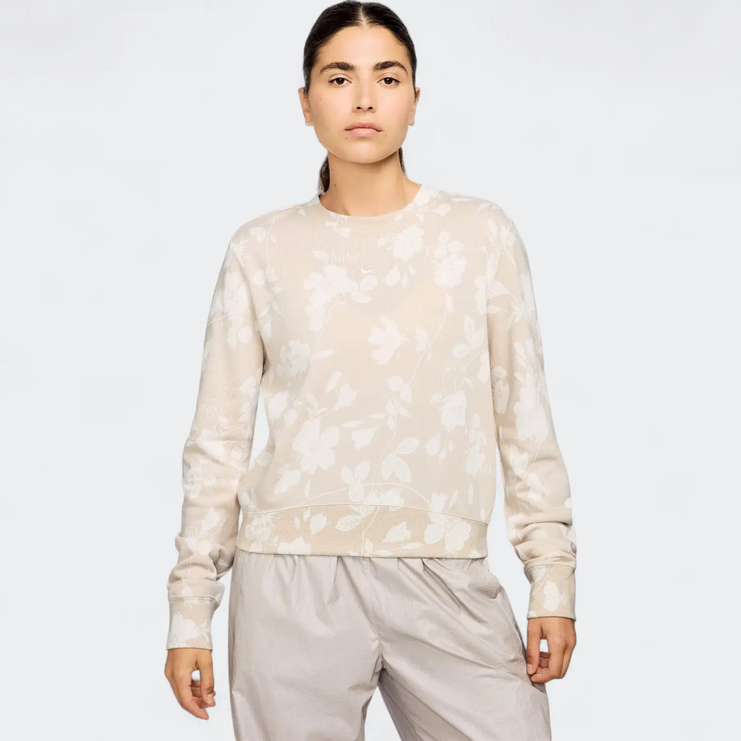 Nike Sportswear Chill Terry Women's Crew-Neck French Terry Printed Sweatshirt